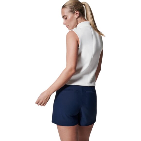 Spanx NWT 4" Midnight Navy Blue Sunshine Shorts, UPF 50+ Women's Size XL - Picture 2 of 6